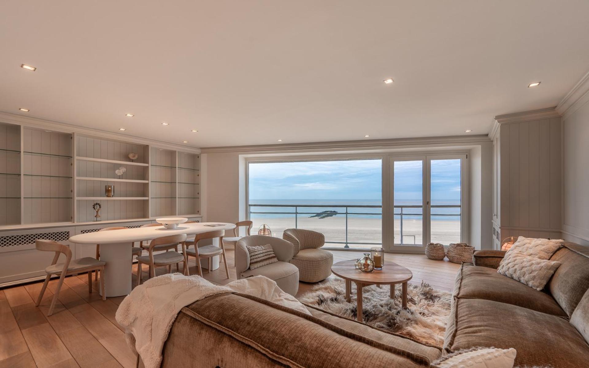 Appartementen Op De Zeedijk In Knokke Op De 3E En 4E Verdieping Van Logie Marie Exteriér fotografie